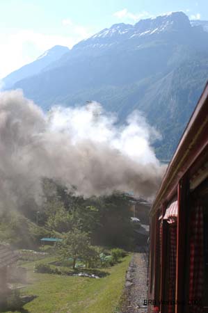 Bahnanlage in Sicht