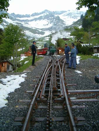 Neue Weiche auf Planalp